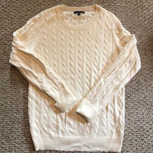 Cozy cable knit sweater